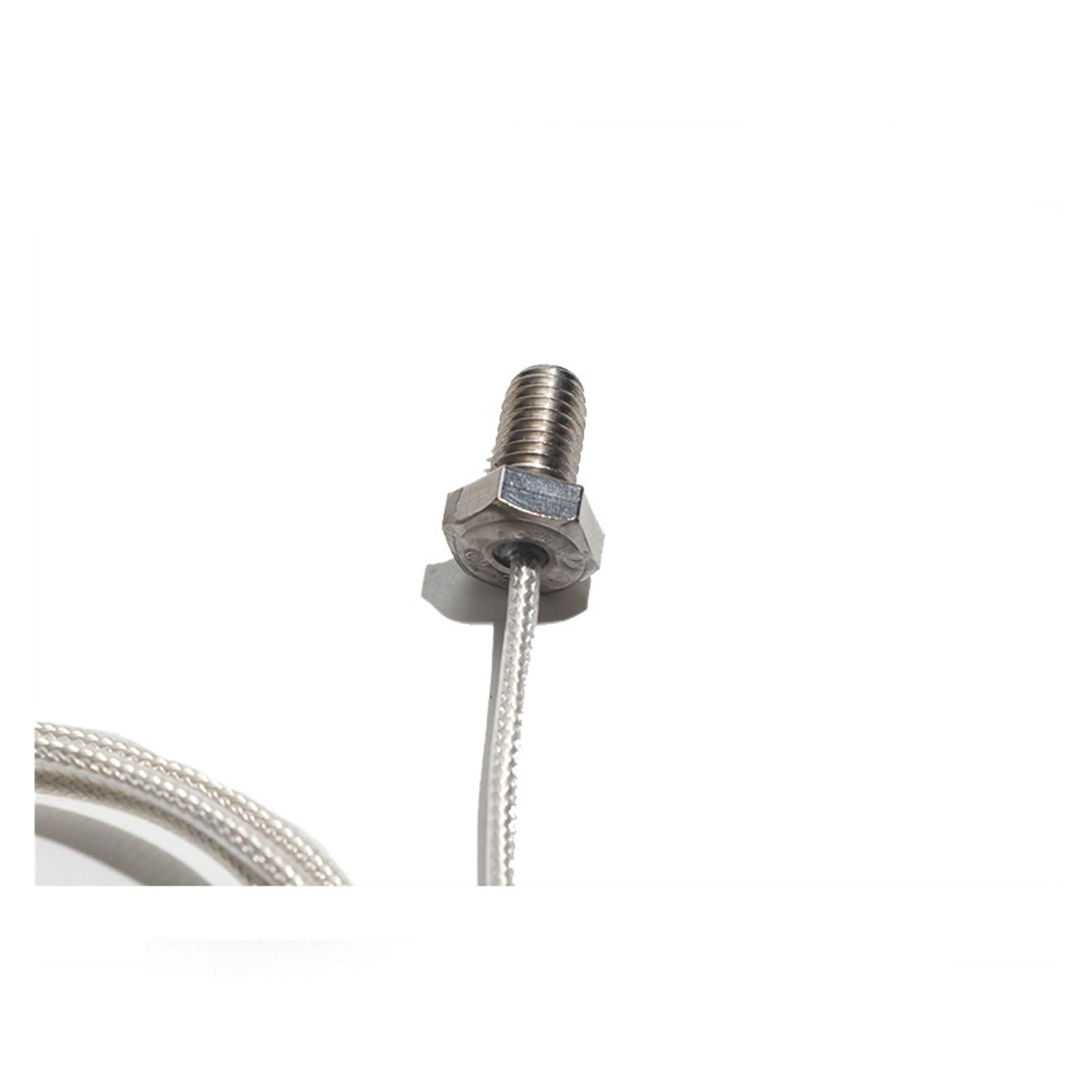 Termopar tipo K, Sensor de alta temperatura PT100, termopar, cable PTFE, 0,5 M, 1M, 2M, sonda rosca cabeza plana M3 M4 M5 M6 M8 for tubería(M3 Thread Probe,2M Wire)