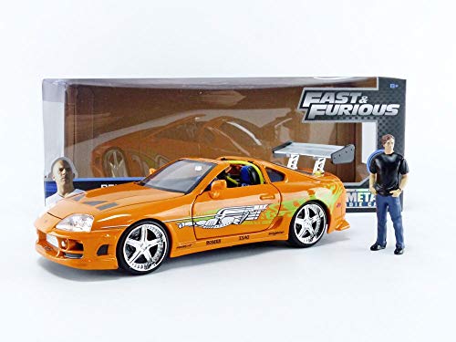 Jada JA30738 El Rápido Y El Furioso 1:24 1994 Toyota Supra MK IV con Brian O'Conner Figura