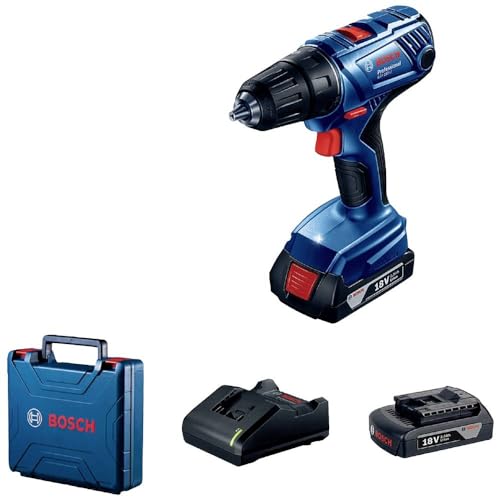 Bosch Professional 18V System Akku-Bohrschrauber GSR 180-LI (inkl. 2 x Akkus x2.0Ah) Bosch Professional 18V System Akku-Bohrschrauber GSR 180-LI (inkl. 2 x Akkus x2.0Ah)