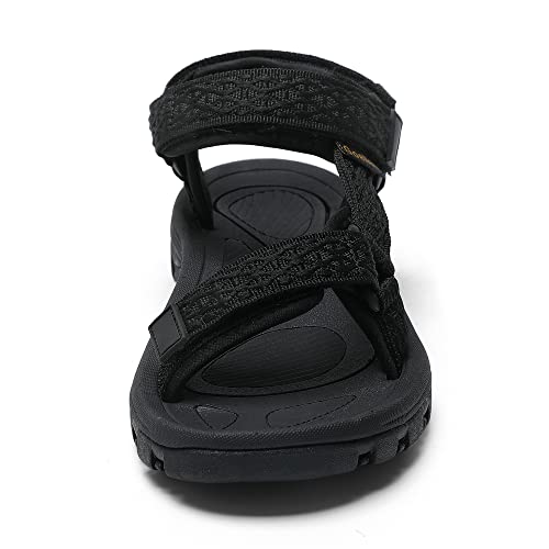 Image of Women's Hiking Sport Sandals Water Outdoor Athletic Shoes With Arch Support Adjustable Velcro Beach Shoes