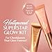Charlotte Tilbury Hollywood Superstar Glow Makeup Kit - Limited-Edition Mini Beauty Light Wand Duo in Pinkgasm & Spotlight - Dewy Highlighter & Blush with Glow Gel Technology