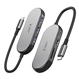 Transfert de données efficace : trois ports USB (USB-A et USB-C) avec une vitesse de transfert de 5 Gbit/s pour un partage rapide de fichiers et une connectivité périphérique