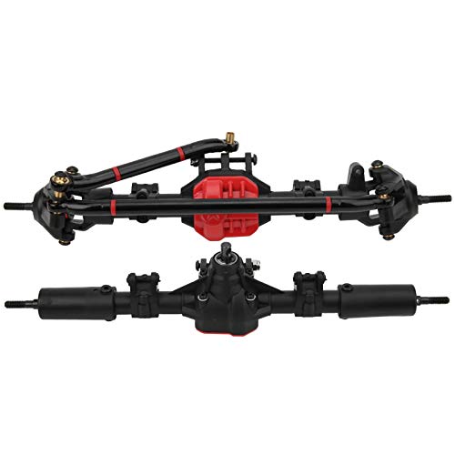 zhoul Voor Achter Rechte Complete As met 2 stks Metalen Aandrijfas Fit voor 1/10 Axiale SCX10 I SCX10 II RC Auto - Image 8