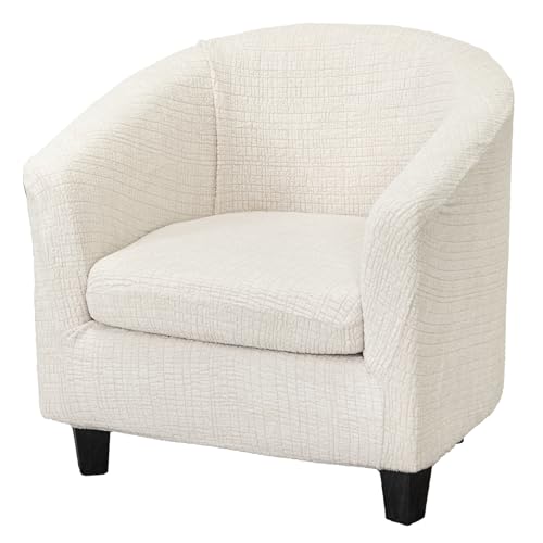Eco-Ancheng 2 Piece Jacquard Tub Chair Slipcover