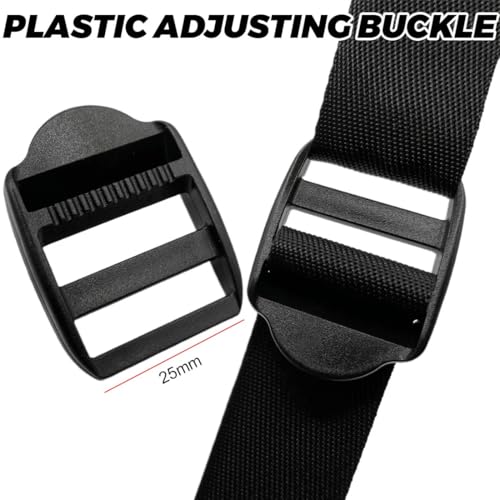 COYUN 10 Stücke Klemm Leiterschnallen Rucksack Leiterschnalle Klemm-Leiterschnallen Kunststoff Schnallen Gurtband Schnallen für Rucksack und Taschen Rucksack Verstellbare Festgesetzte Schnalle