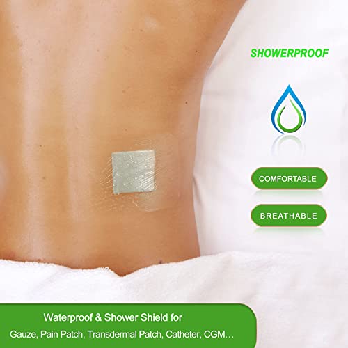 Neuheils Transparent Film Dressing 4''X4.75'', 50 Packs, Large Waterproof Wound Cover Bandage thumb #3