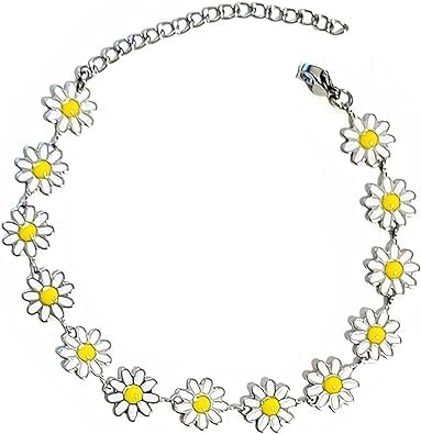 See full amazon price history chart for Aesthetic Flower Bracelet for Women, White Daisy Design, Gift For Girls Aesthetic Flower Bracelet for Women, White Daisy Design, Gift For Girls (B0D4VYLX1R) Amazon Price History, Amazon Price Tracker