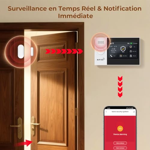 Smart Wireless Home Security System with Touchscreen Alarm - Image 5