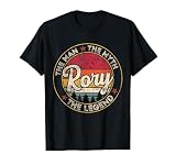 Rory The Man The Myth The Legend Personalized Name T-Shirt