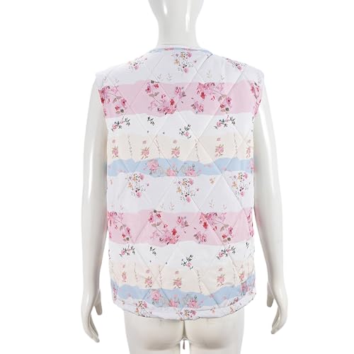 Sleeveless Quilted Jacket for Women Fall Casual Lightweight Women's Vest Tops Fashion Spring Outwear Clothes3