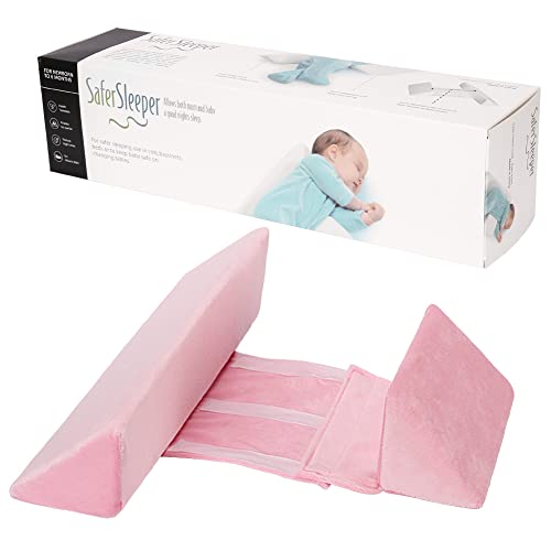 Cojín lateral de espuma para niño, reductor cuña, universal, regalo para recién nacido (rosa)