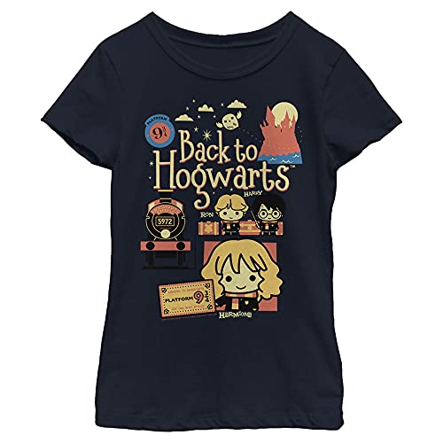 Harry Potter Cute Train Girl's Solid Crew Tee