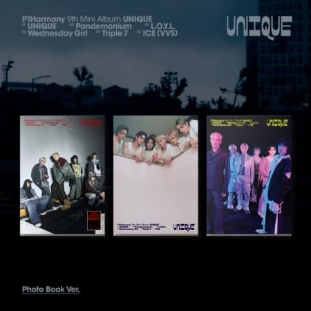 P1Harmony Unique Photobook A Ver 9e mini album CD K-pop