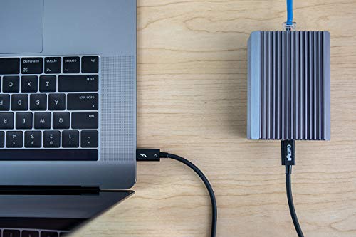 Image of CalDigit Connect 10G - Thunderbolt Type-C to 10Gb PCIe Ethernet Adapter for Mac and PC, Bus Powered, Compatible with Thunderbolt 3, 4 & 5, USB4