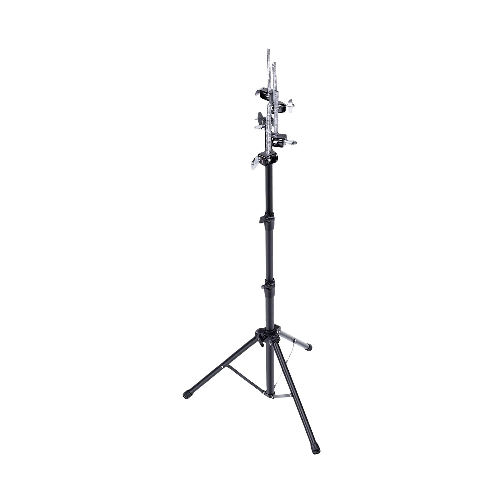 Robustes Kuhglocken-Montagegestell |Verstellbarer Doppelhalter für Schlagzeuger, Percussion-Ständer mit 53,5–110,5 Cm Höhe für Studioaufnahmen