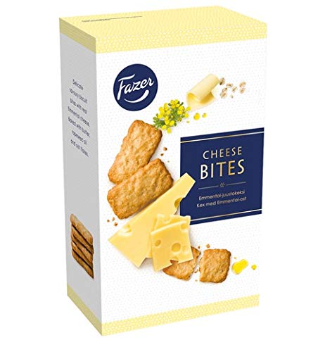 Fazer Emmental Cheese Bites Kekse 10 Schachteln of 160g
