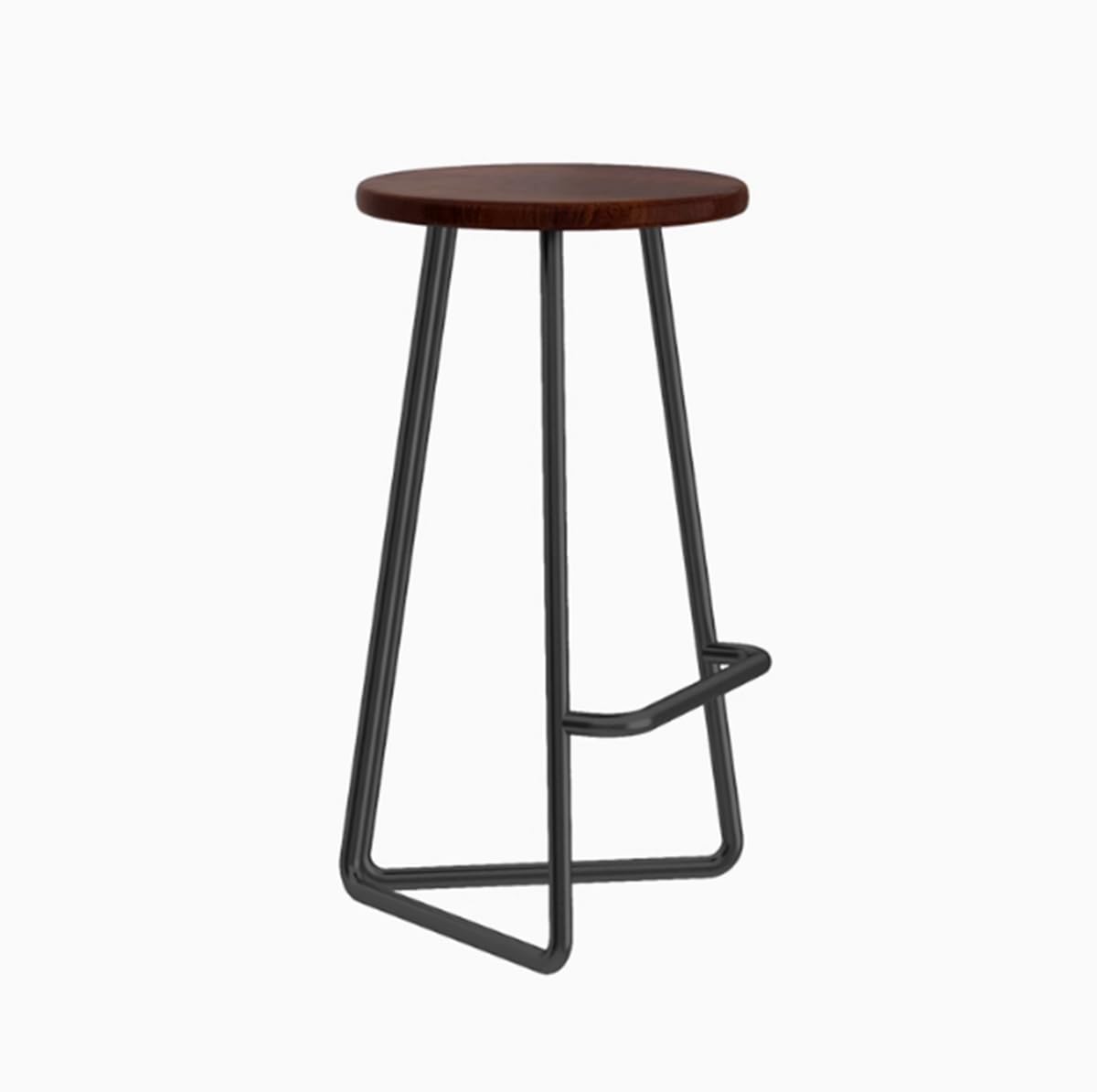 Tabouret de comptoir en bois pour îlot de cuisine et bistrot