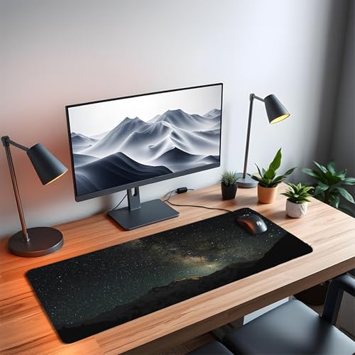 Image of Gaming Mouse Pad XL Extended Large | with Non-Slip Rubber Base, Waterproof & Durable Desk Mat for, Office & Students | Laptop & PC Pad | 60x30cm