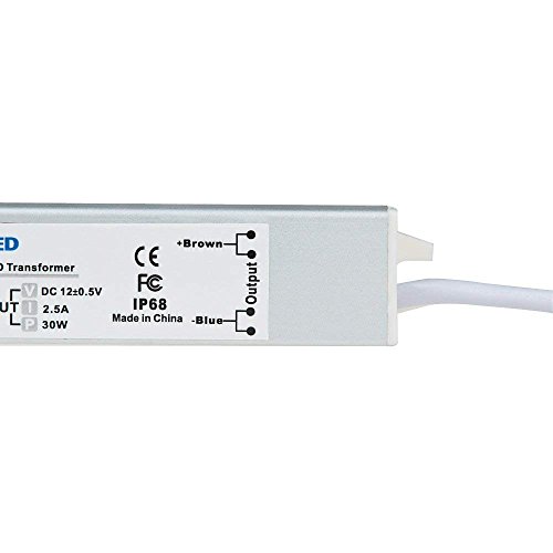Hero-Led Ps-Wp12Lps30 Led Power Supply - Constant Voltage Led Transformer - Waterproof Power Supply 12V Dc, 2.5A, 30W #TOP4