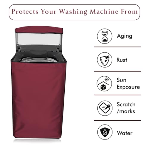 Image of Star Weaves Waterproof Top Load Washing Machine Cover Compatible For Haier HWM105-826S6 10.5 Kg - Polyester