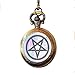 Produktbild Mystic Pentagramm Taschenuhr Halskette Pentagramm Taschenuhr Halskette Taschenuhr Halskette Satanic Pastellschmuck