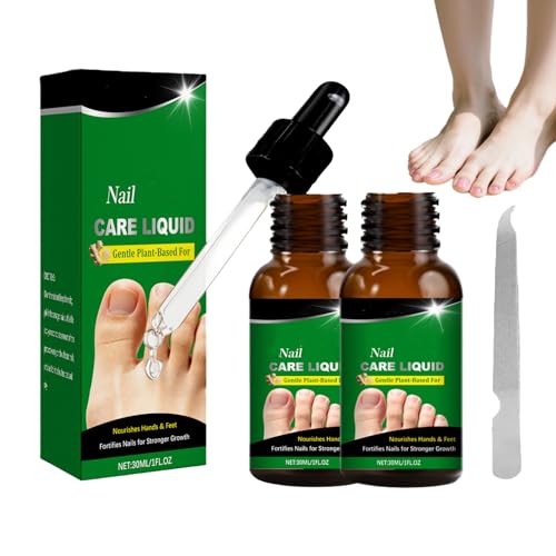 7 días de esencia de uñas de jengibre: reparación y fortalecimiento de uñas para uñas débiles o dañadas, suavizante para uñas gruesas de los pies, suero nutritivo para el crecimiento natural de las