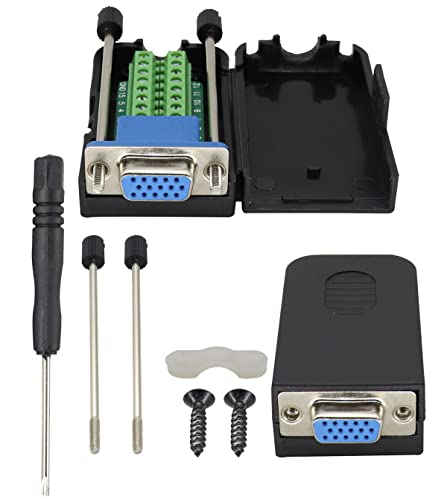 Adaptateur VGA DB15 femelle sans soudure pour réparer un câble vidéo coupé