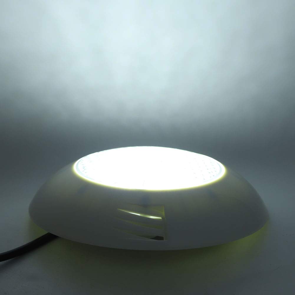 Illuminazione subacquea per piscina RGB impermeabile IP68 LED RGB da 15 W AC12V con telecomando (Luce bianca)