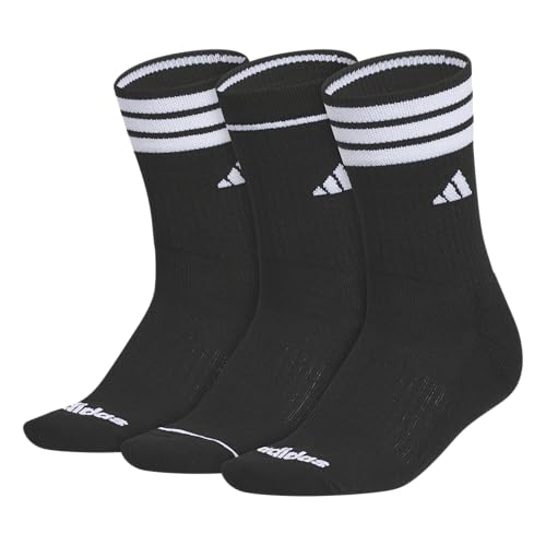Image of adidas Cushioned Crew Socks 3-Pairs Durable & Comfortable