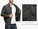 Rdruko Men's Lightweight Bomber Jacket Casual Stylish Fashion Coat Windbreaker(Carbon Gray, US XL)
