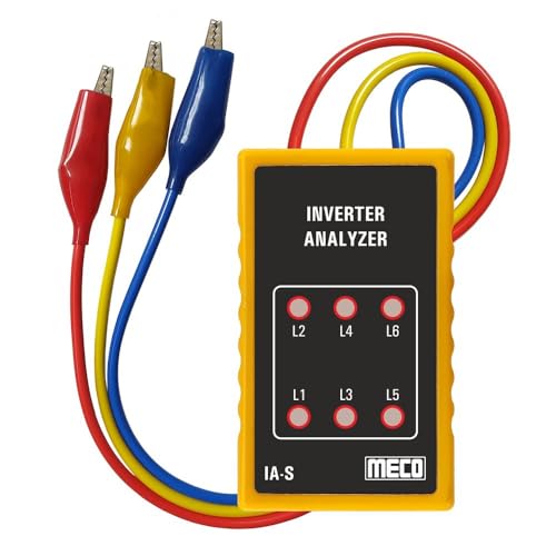 Image of MECO IA-S Inverter Analyzer for AC & Refrigerator Inverter PCB Diagnosis | 60-600V AC, 40-400Hz | LED Fault Indicator | No Battery Required | HVAC & Appliance Service Tool