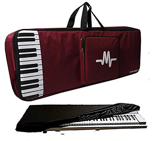 Image of Mexa Compatible with casio ctk2550 / ctk3500 / ctk3200 Keyboard Bag Padded Quality with dust Cover.