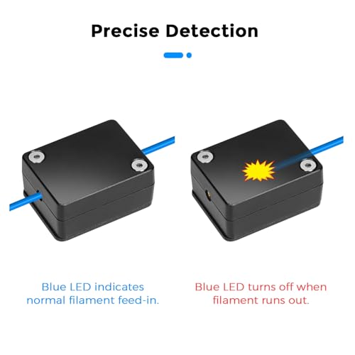 Image of Creality Official Ender 3 V3 SE Filament Runout Sensor, Smart Filament Sensor Break Detection Module Detector for 1.75mm Filament (Black)