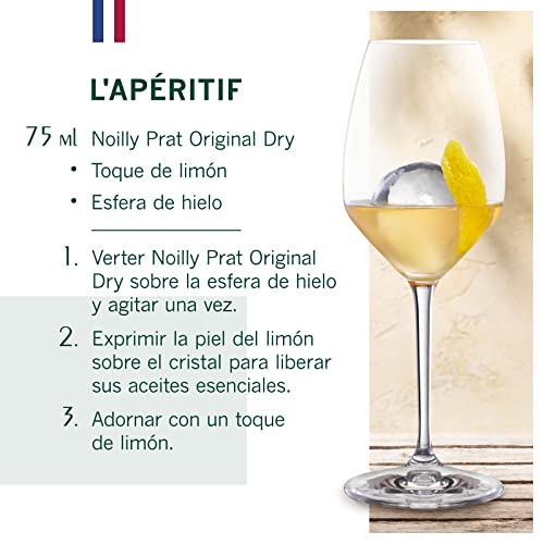 Miniatura 9 de Noilly Prat Original Dry Vermouth, 18 Vol., 75 Cl 750 Ml, Vermut Francés Ideal Para Cócteles Con Martini, Elaborado Con 20 Hierbas Y Especias, Como Manzanilla, Coriandro, Naranja Y Flor De Saúco