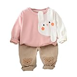 [YJSO] 子供服 男の子 ジャージ 上下セット 長袖 スウェット 110 トレーナー ロングパンツ 2点セット ベビー服 セットアップ 子供服 男の子 丸首 カッコイイ カジュアル スポーツウェア ルームウェア 秋 春 冬 1歳 ピンク 2歳 3歳