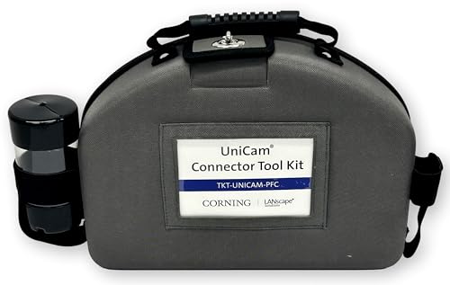 Corning TKT-UNICAM-PFC UniCam High-Performance Installation Toolkit LC, SC and ST Compatible; Terminates Single-Mode and Multimode Fibers; Includes Carrying Case