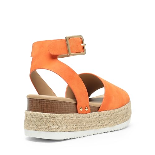 Image of DREAM PAIRS Women's Platform Espadrilles Casual Ankle Strap Wedge Sandals Comfortable Dressy Summer Shoes