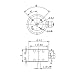 FAUOSWUK Load Cell Spoke Tension Meter, Tension and Compression Column Type Industrial Pressure Force Sensor for Electronic Weighing Equipment (30KG)