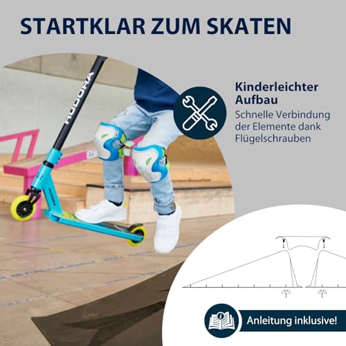Skater-Rampe HUDORA – 3-/5-teiliges Rampenset für Skateboard und BMX