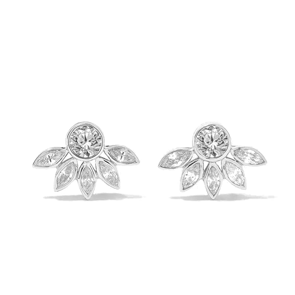 See full amazon price history chart for MINUTIAE Half Flower Earring Silver Plated International Fashion Jewelry for Women Girls Elegant Simple White Crystal Clear Diamond Ear Top Design MINUTIAE Half Flower Earring Silver Plated International Fashion Jewelry for Women Girls Elegant Simple White Crystal Clear Diamond Ear Top Design (B094H8RQPC) Amazon Price History, Amazon Price Tracker