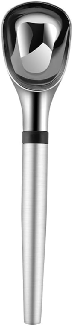 Zerodeko 3pcs Stainless Steel Ice Cream Scoop Easy Cut Design Dishwasher Safe for Gelato Fruit Salad Dessert Baller Spoon