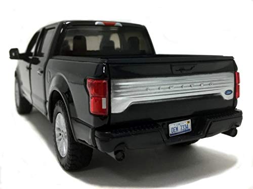 Ford F-150 Limited Crew Cab Pickup Truck 1:24-1:27 Negro miniatura 6