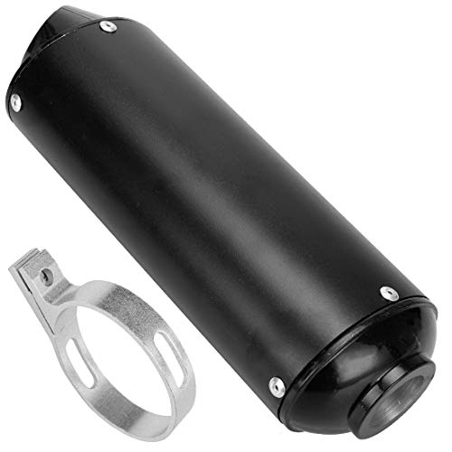 Fvrito 28Mm 1.1 Inch Exhaust Muffler Silencer Pipe And Clamp Gasket For 50Cc 110 125Cc Coolster Sport-B Taotao Chinese Dirt Pit Bike Venom Atv Quad 4 Wheeler Black #TOP2