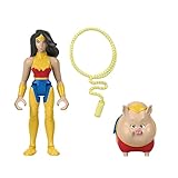 DC Liga de Super Mascotas BP/WW Héroe y mascota Figuras de juguete (Mattel HGL04)