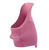 Hogue HandAll Beavertail Rubber Grip Sleeve for Taurus PT-111 Millennium G2, G2C, G3C, & G3XL, Pink - 18517
