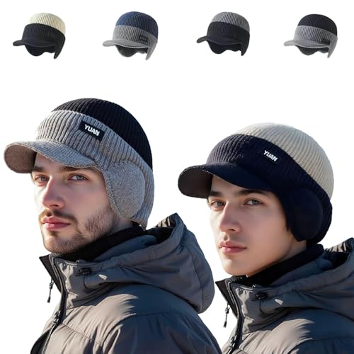 Bonnet chaud et confortable avec rabats pour les randonnées et trajets quotidiens
