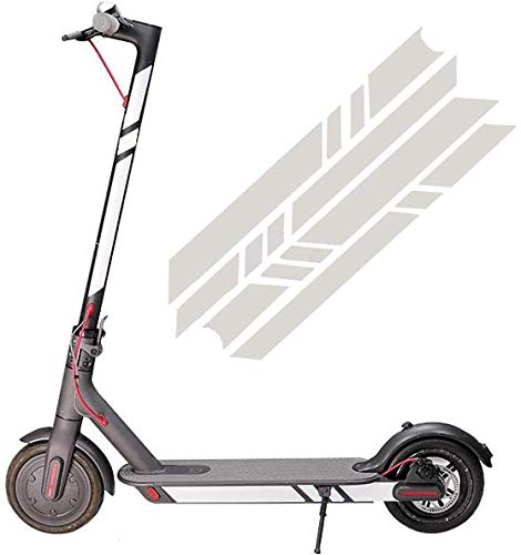 Reflective Stickers for Electric Scooter, Waterproof Night Reflective Film Sticker Fluorescent , Scooter Motorcycle Fluorescent Decal Pedal Stickers Accessories for XIAOMI M365 Ninebot ES1 ES2 ES3 ES4