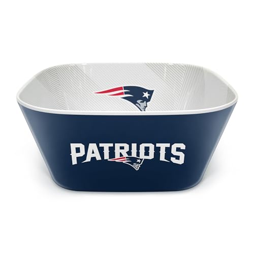 Image of YouTheFan NFL New England Patriots Large Party Bowl
