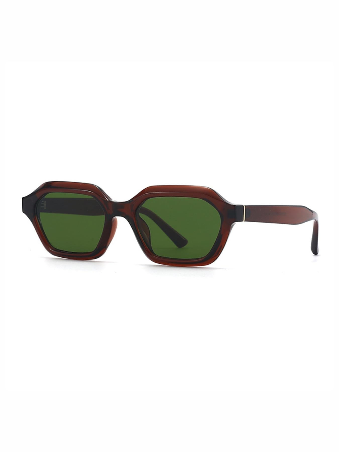 Stellan Brown Green Retro Square Sunglasses – Cool Unisex Shades for Bold Style-image-27