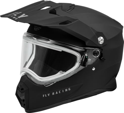 Fly Racing Trekker Cold Weather Conceal Helmet (Black (Electric Shield), Medium)